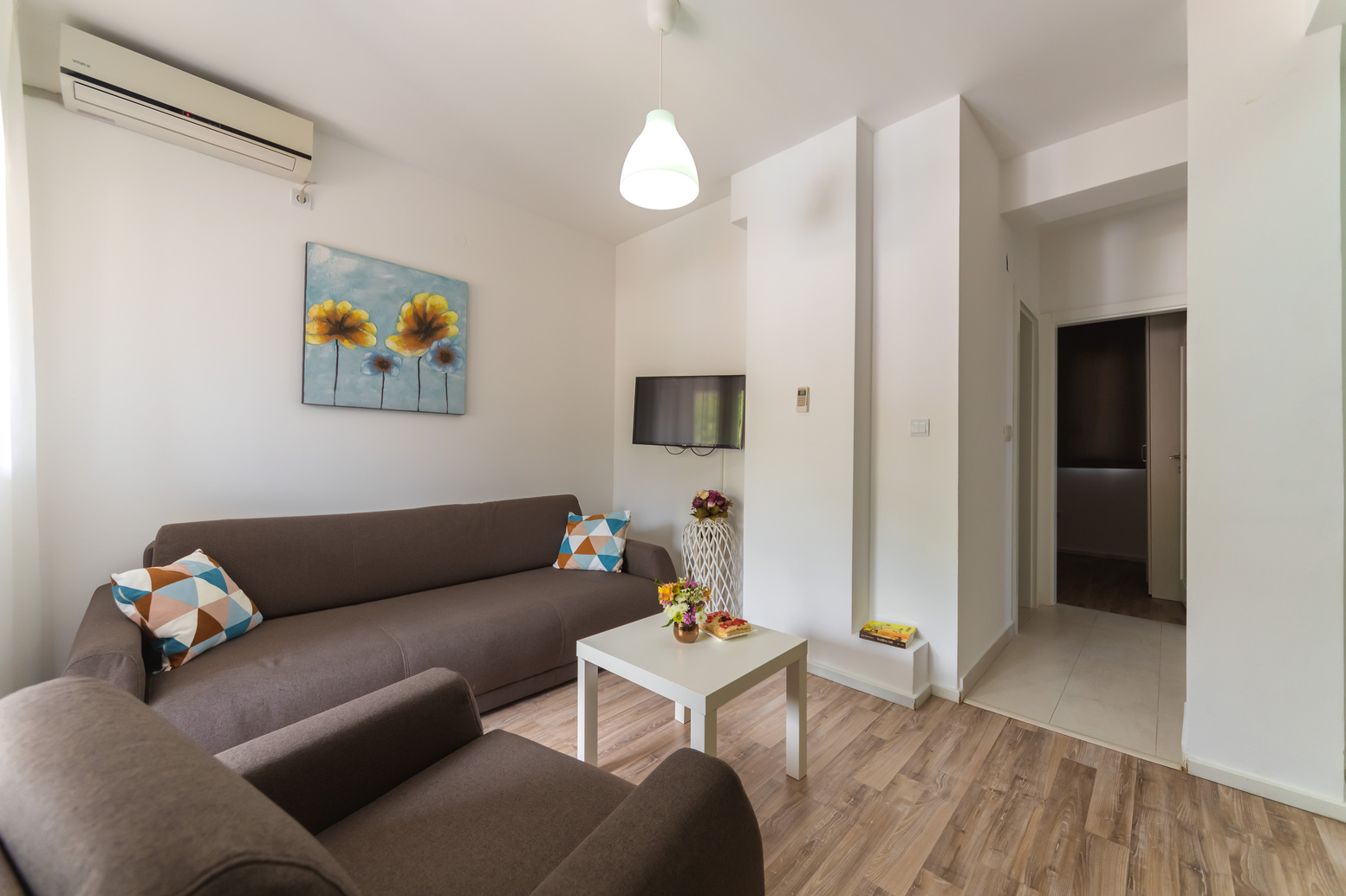 Apartman sa 1 Spavaćom Sobom i Bočnim Pogledom Na More 4